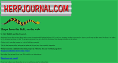 Desktop Screenshot of herpjournal.com